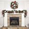 Village Lighting Company; Village Lighting 30" Pre-Lit Nordic Christmas Wreath, Red & Clear LED Lights; Category:Decorated Wreaths; Image:8